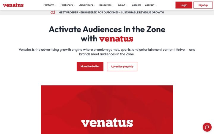 Screenshot of venatus.com