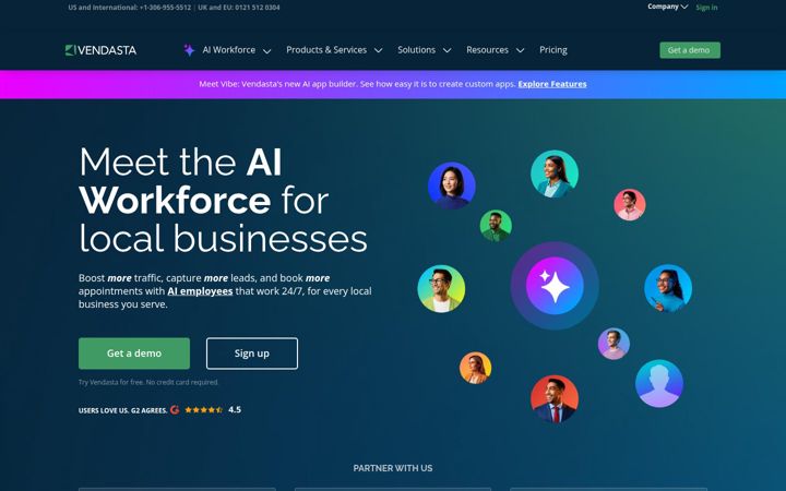Screenshot of vendasta.com
