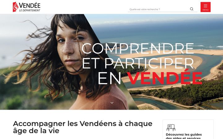Screenshot of vendee.fr