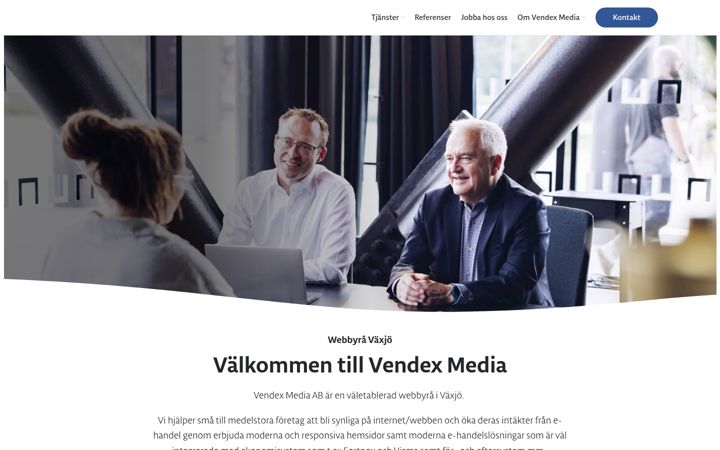 Képernyőkép: vendex.se