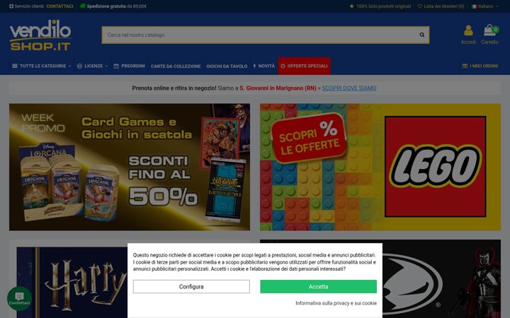 Screenshot di vendiloshop.it