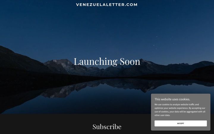 Skärmbild av venezuelaletter.com