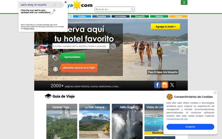 Screenshot of venezuelatuya.com