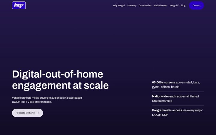 Screenshot of vengolabs.com