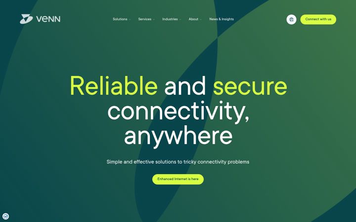 Screenshot of venntelecom.com