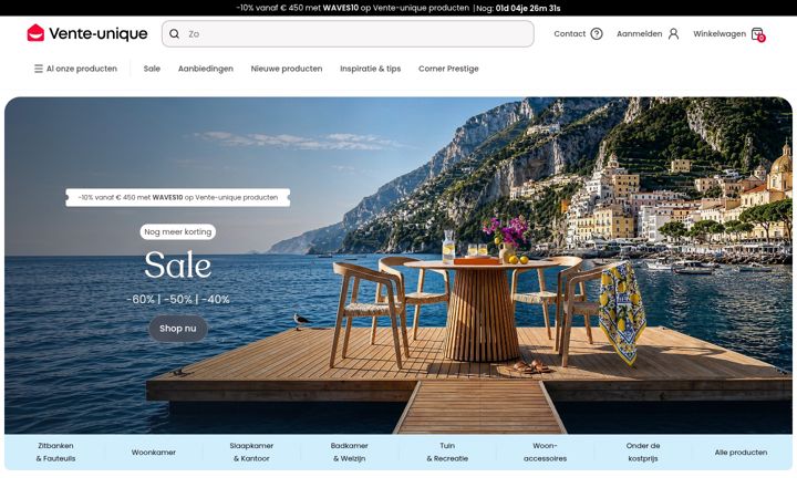 Screenshot of vente-unique.nl