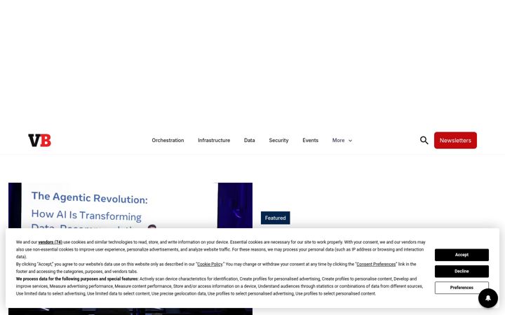 Screenshot di venturebeat.com