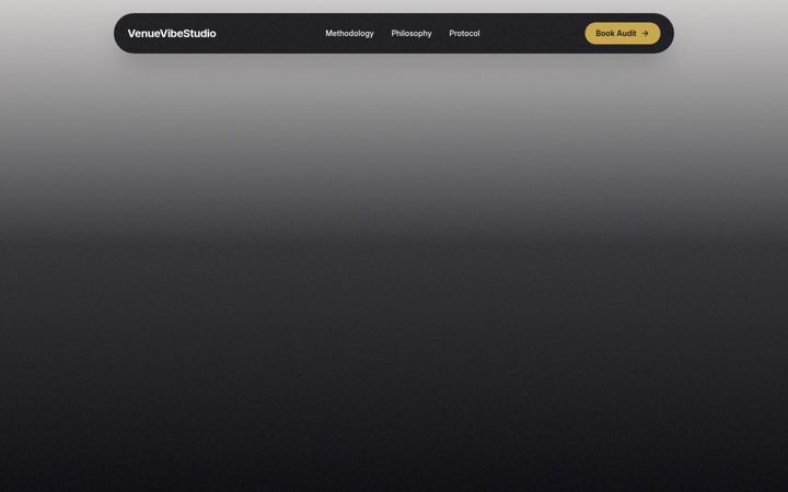 Screenshot of venuevibestudio.com