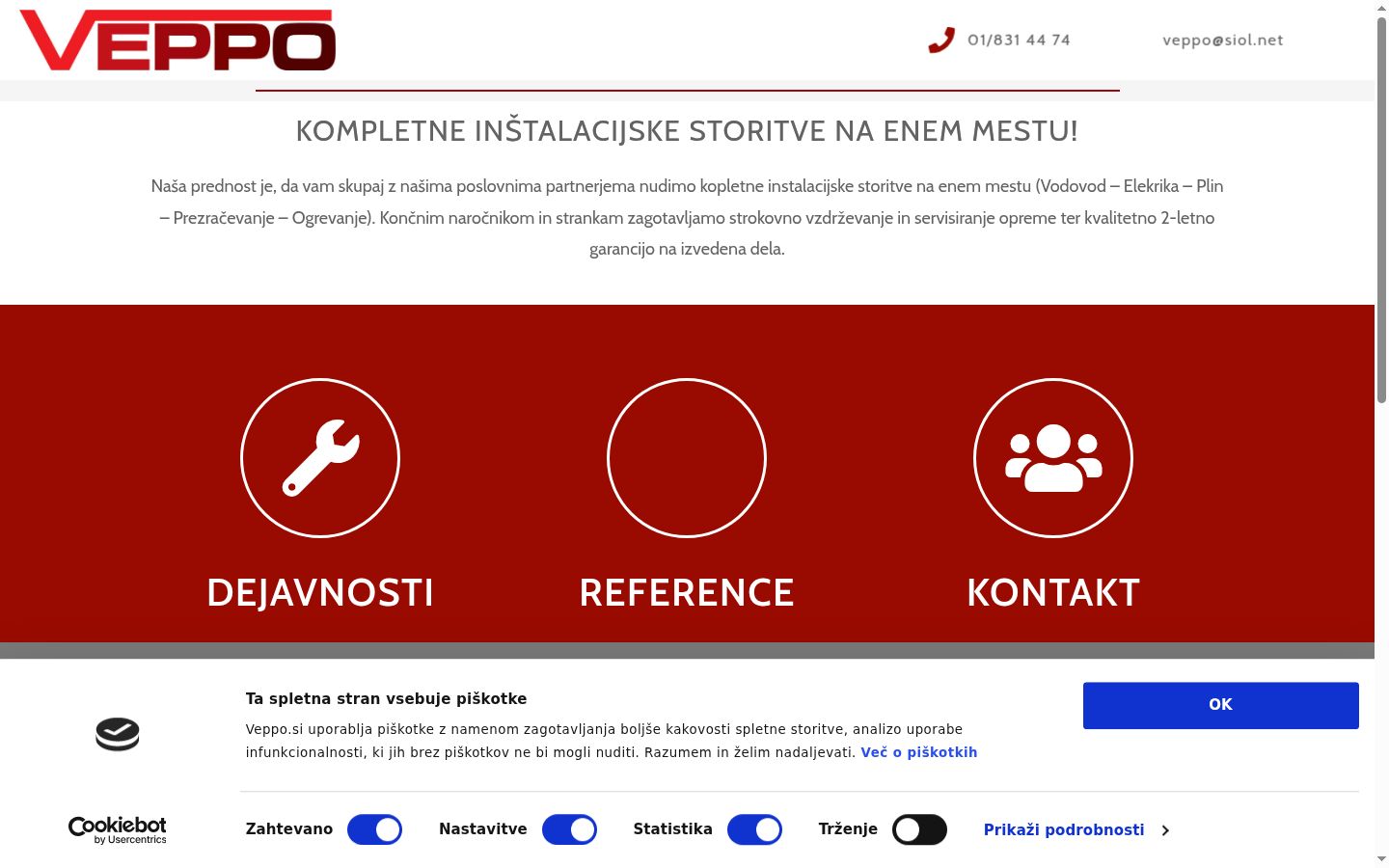 Képernyőkép a bármilyen interakció előtt megjelenő hozzájárulási bannerről
