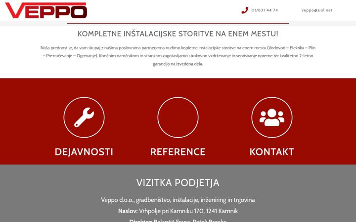 Screenshot of veppo.si