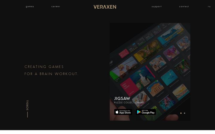 Screenshot ta' veraxen.com