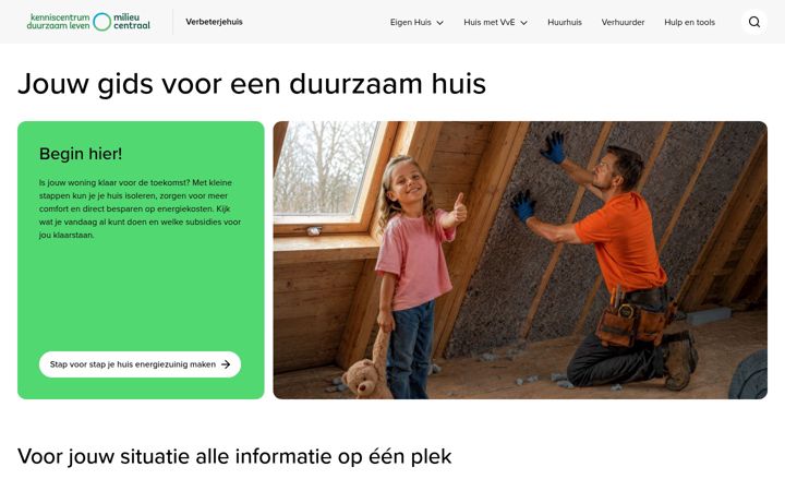 Snimka zaslona za verbeterjehuis.nl
