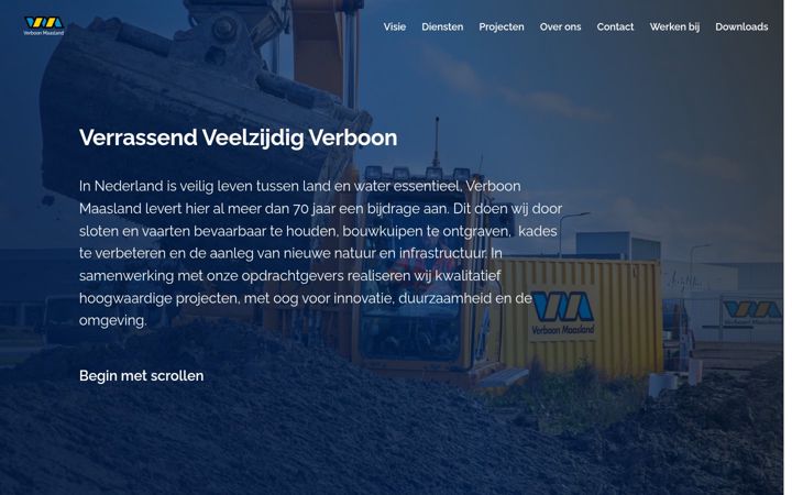 Skærmbillede af verboonmaasland.nl