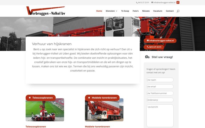 Screenshot di verbruggen-volkel.nl
