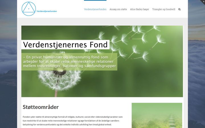 Screenshot of verdenstjenerfonden.dk