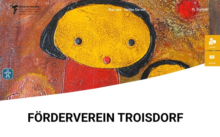 Posnetek zaslona vereinzurfoerderung-gfo-troisdorf.de
