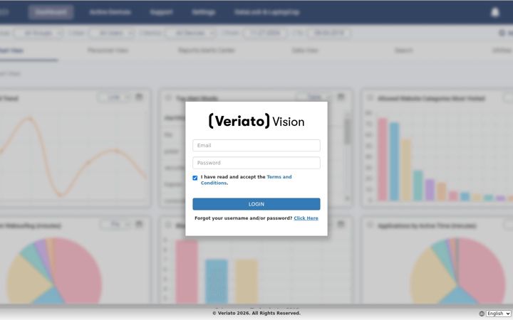 Screenshot of veriatocloud.com