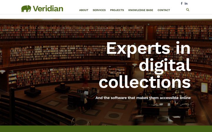 Screenshot of veridiansoftware.com