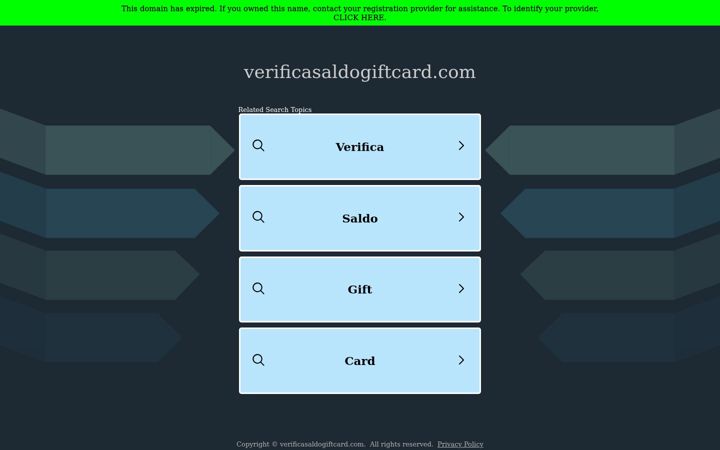 verificasaldogiftcard.com