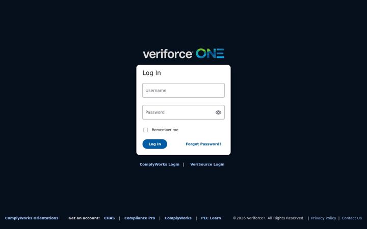 Screenshot of veriforceone.com