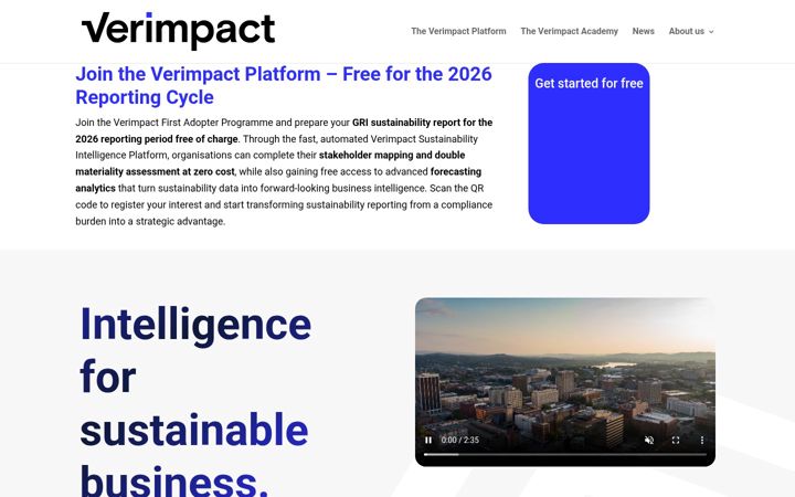 Zrzut ekranu verimpact.com