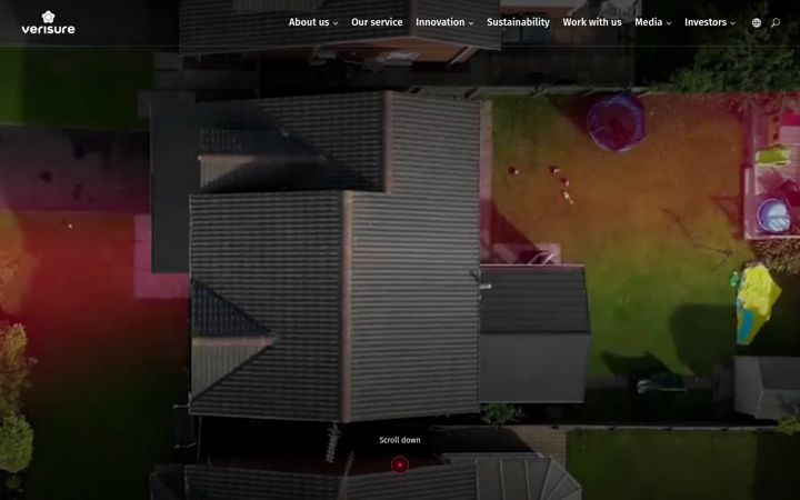 Screenshot di verisure.com