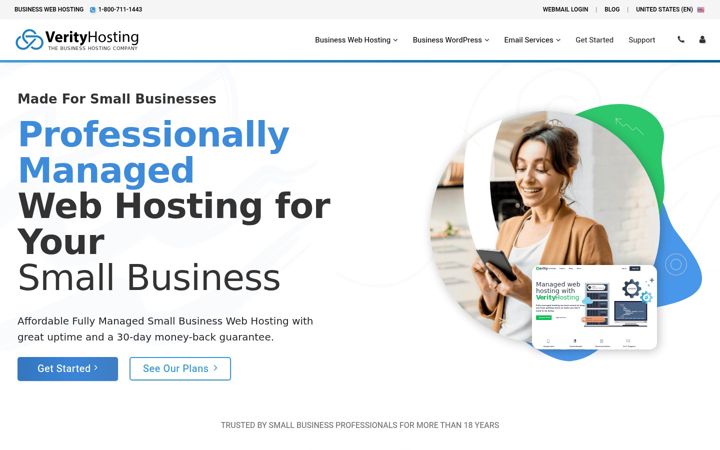 Screenshot of verityinternet.net