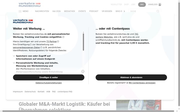 Snímek obrazovky verkehrsrundschau.de