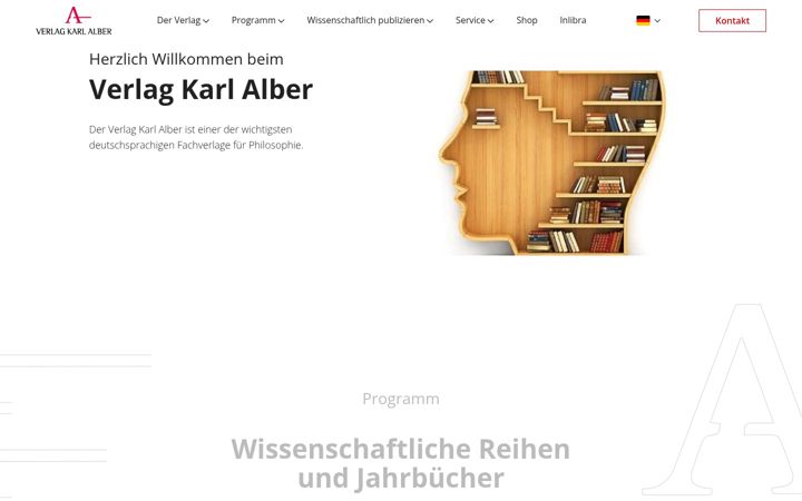 Ekrano kopija verlag-alber.de