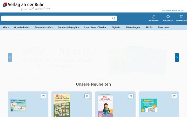 Screenshot of verlagruhr.de