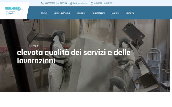 Zrzut ekranu vermetal.com