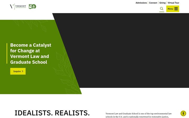 Screenshot of vermontlaw.edu