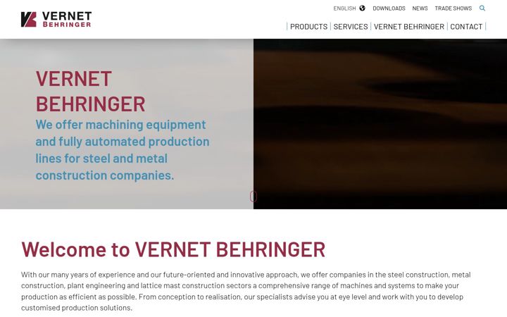 vernet-behringer.com