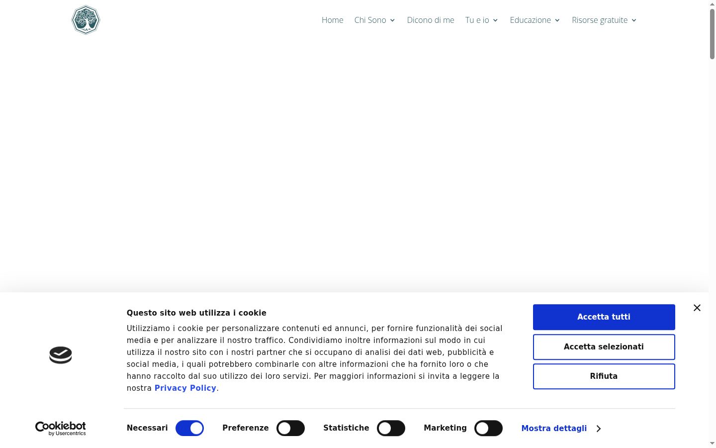 Screenshot des Einwilligungsbanners vor jeglicher Interaktion