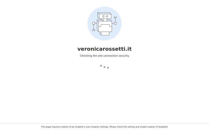 Screenshot του veronicarossetti.it
