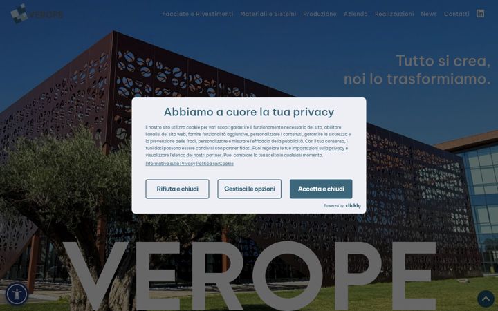 Screenshot di verope.it