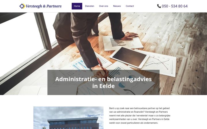 Screenshot of versteeghenpartners.nl
