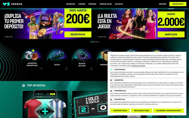 Screenshot of versus.es