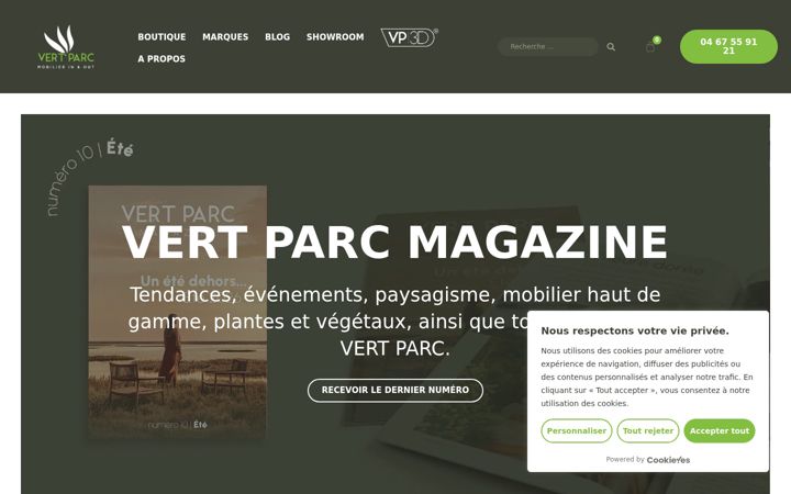Screenshot of vert-parc-mobilier.com