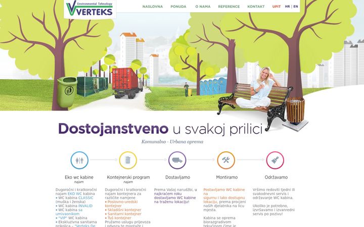 Zrzut ekranu verteks.hr