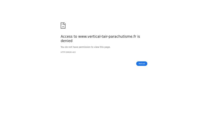 Screenshot of vertical-tair-parachutisme.fr