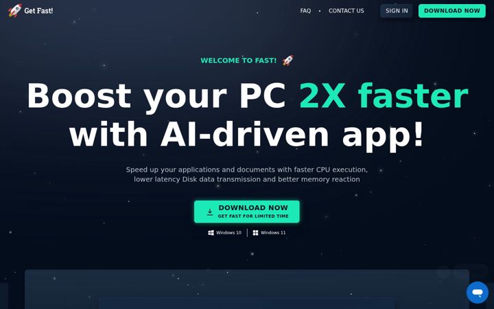 Képernyőkép: veryfast.io