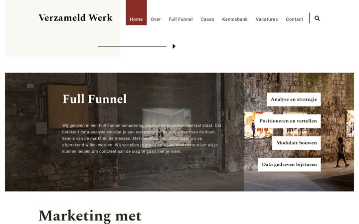 Screenshot of verzameldwerk.com