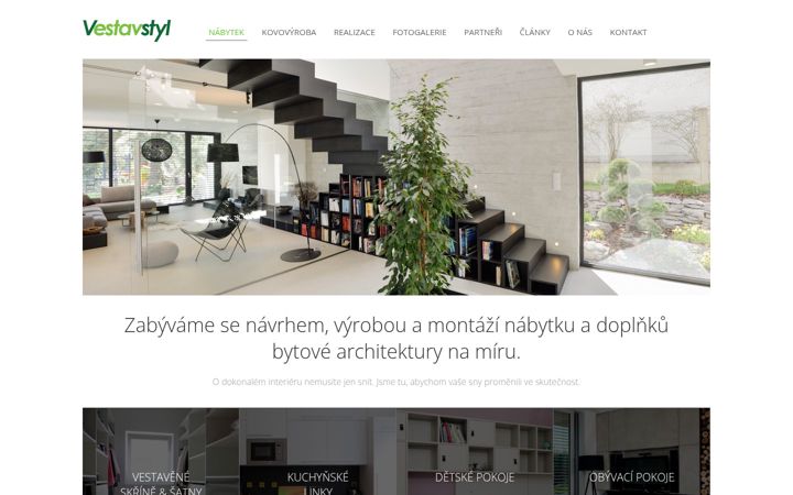 Screenshot von vestavstyl.cz