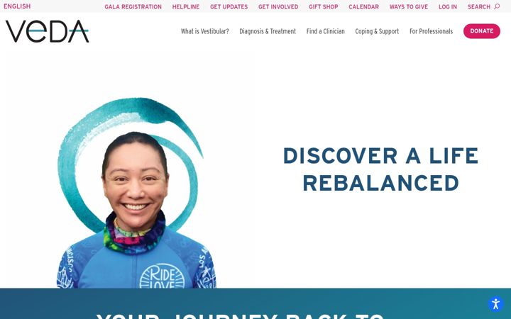 Screenshot of vestibular.org