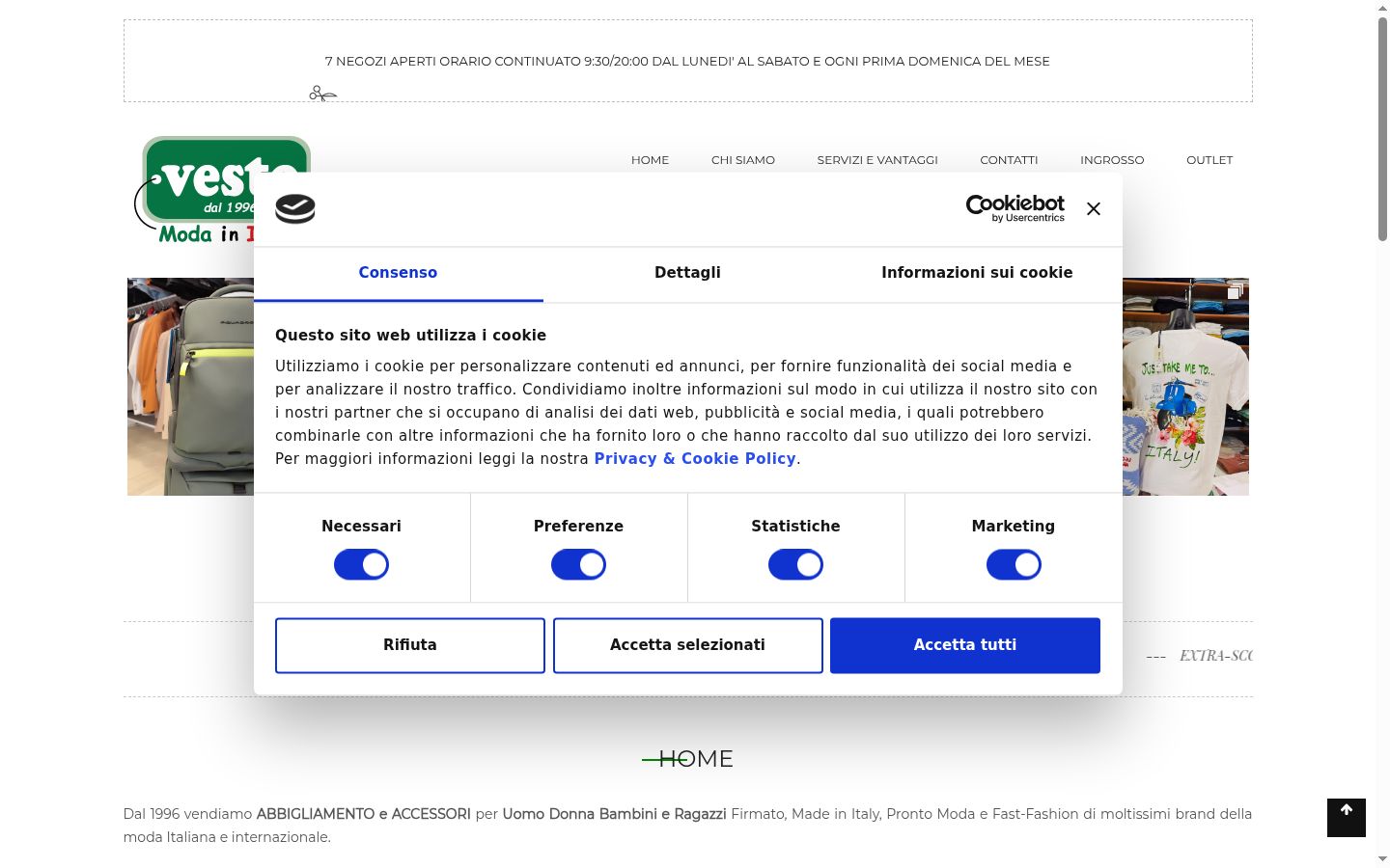 Screenshot tal-banner tal-kunsens muri qabel kwalunkwe interazzjoni