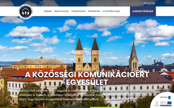 Skjámynd af veszpremfilm.hu