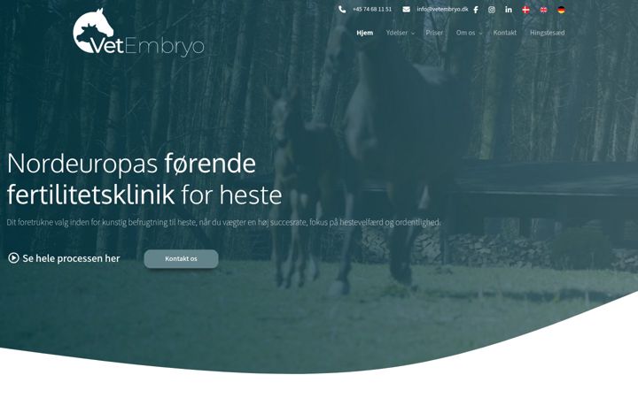 Screenshot of vetembryo.dk