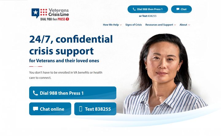 veteranscrisisline.net