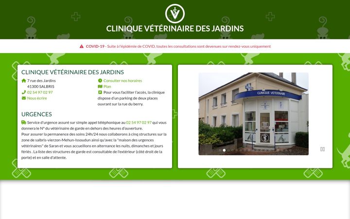 Screenshot van veterinairedesjardins.com